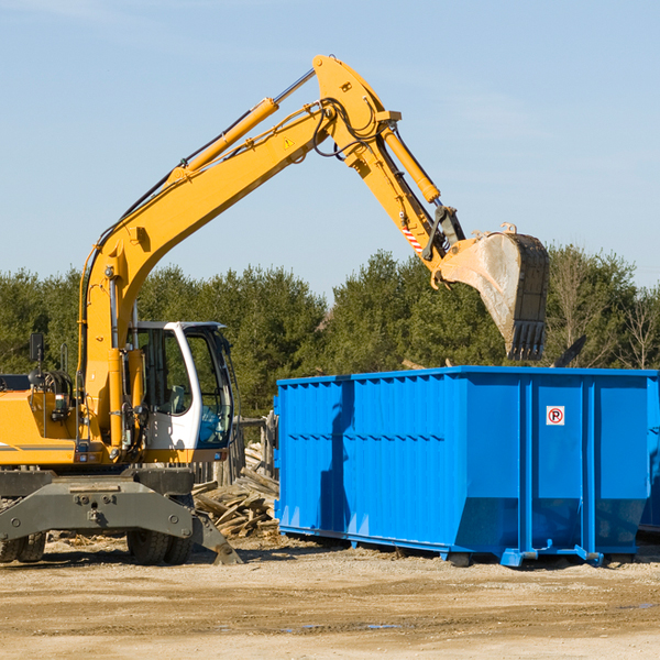 are there any restrictions on where a residential dumpster can be placed in Boiling Spring Lakes